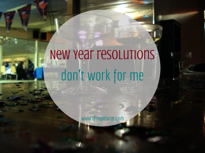 New Year resolutions